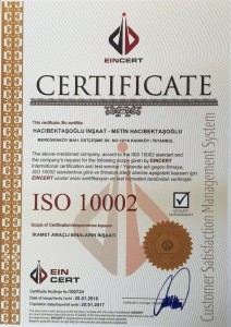 ISO 10002 Müşteri Memnuniyeti